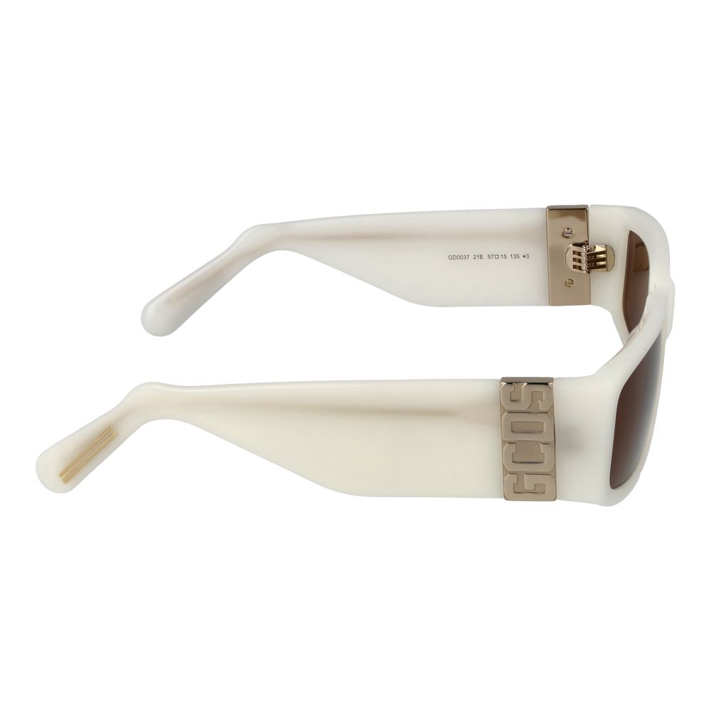 GCDS White Unisex Sunglasses - ACCEXO