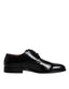 Dolce & Gabbana Black Calfskin Leather Derby Lace Up Formal Dress Shoes - ACCEXO