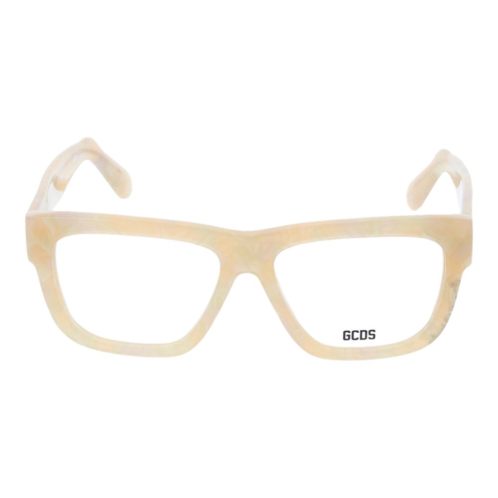 GCDS White Unisex Optical Frames - ACCEXO