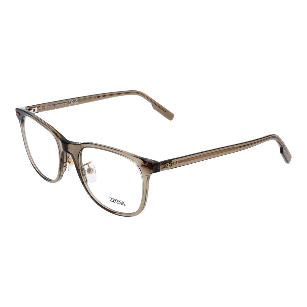 Ermenegildo Zegna Brown Men Optical Frames - ACCEXO