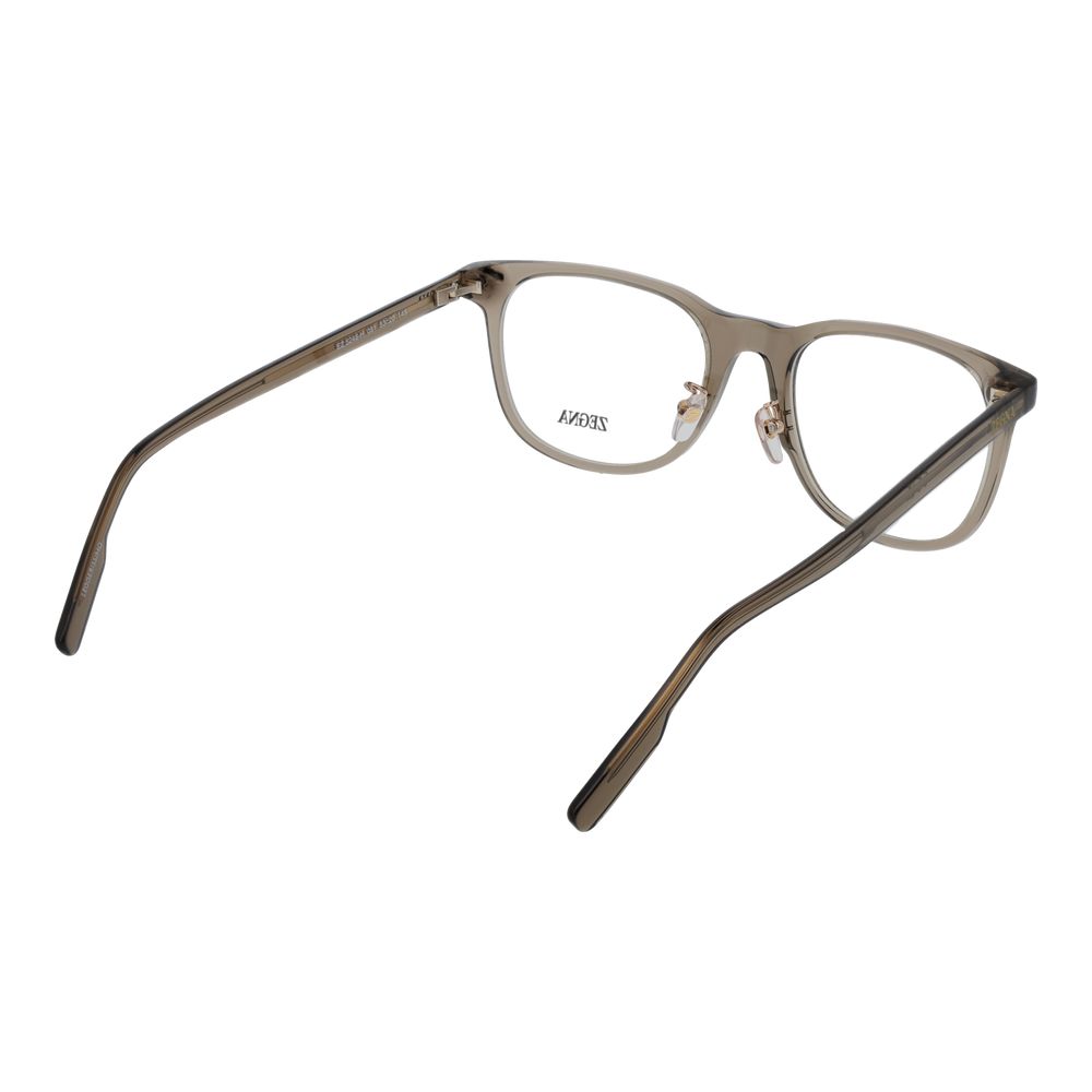 Ermenegildo Zegna Brown Men Optical Frames - ACCEXO