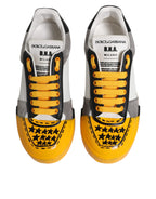 Dolce & Gabbana Multicolor Leather DNA Low Top Sneakers Shoes - ACCEXO