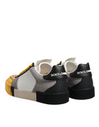 Dolce & Gabbana Multicolor Leather DNA Low Top Sneakers Shoes - ACCEXO