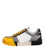 Dolce & Gabbana Multicolor Leather DNA Low Top Sneakers Shoes - ACCEXO