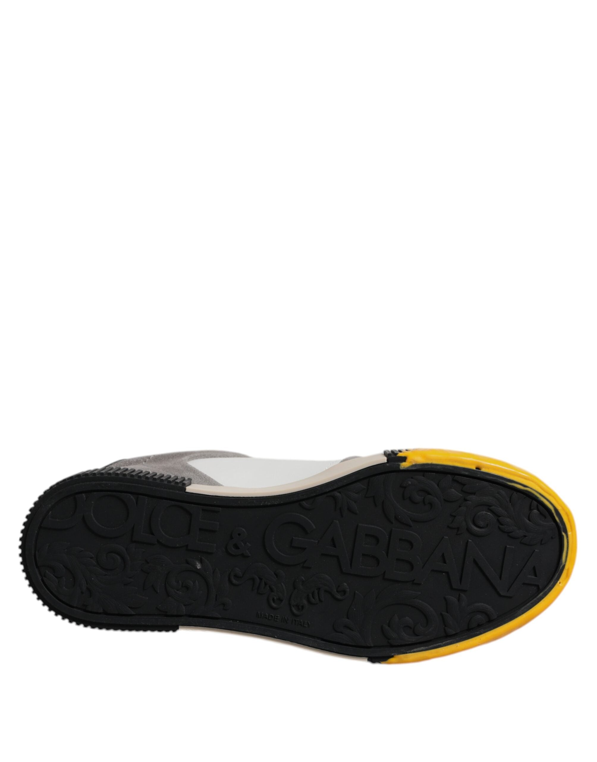 Dolce & Gabbana Multicolor Leather DNA Low Top Sneakers Shoes - ACCEXO