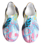 Dolce & Gabbana Multicolor Graffiti Daymaster Sneakers Shoes - ACCEXO