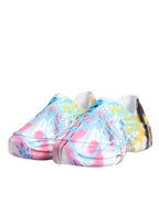 Dolce & Gabbana Multicolor Graffiti Daymaster Sneakers Shoes - ACCEXO