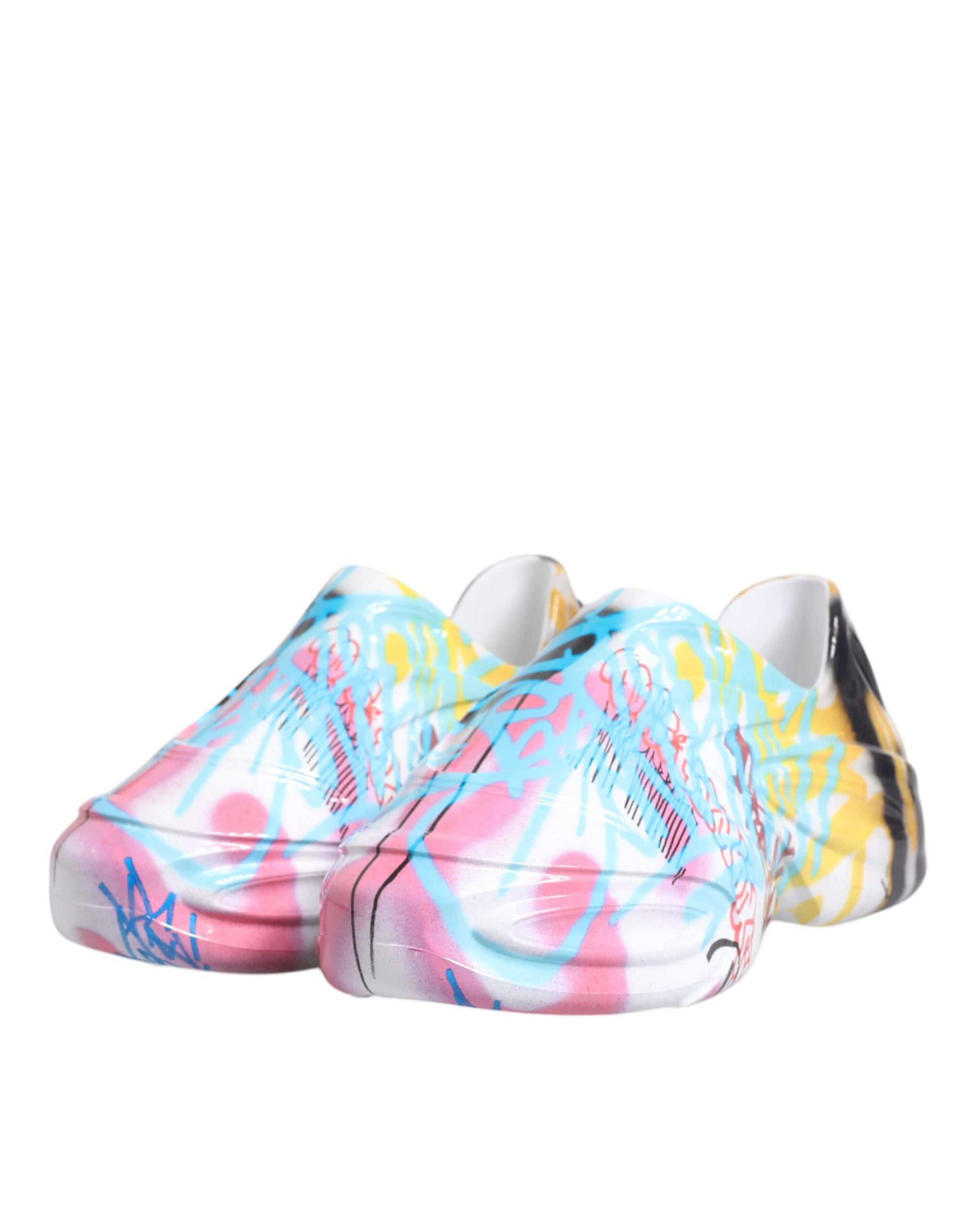 Dolce & Gabbana Multicolor Graffiti Daymaster Sneakers Shoes - ACCEXO