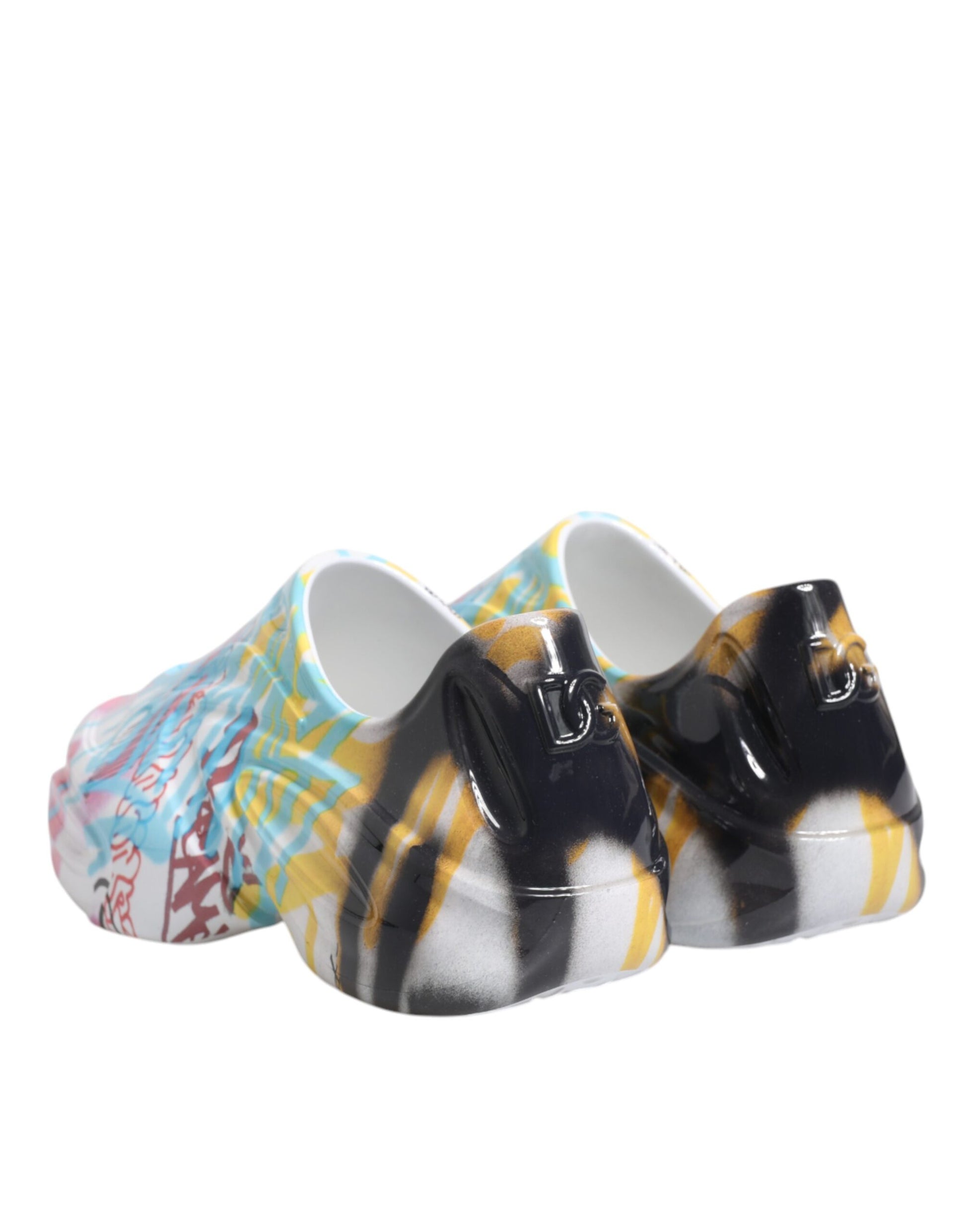 Dolce & Gabbana Multicolor Graffiti Daymaster Sneakers Shoes - ACCEXO