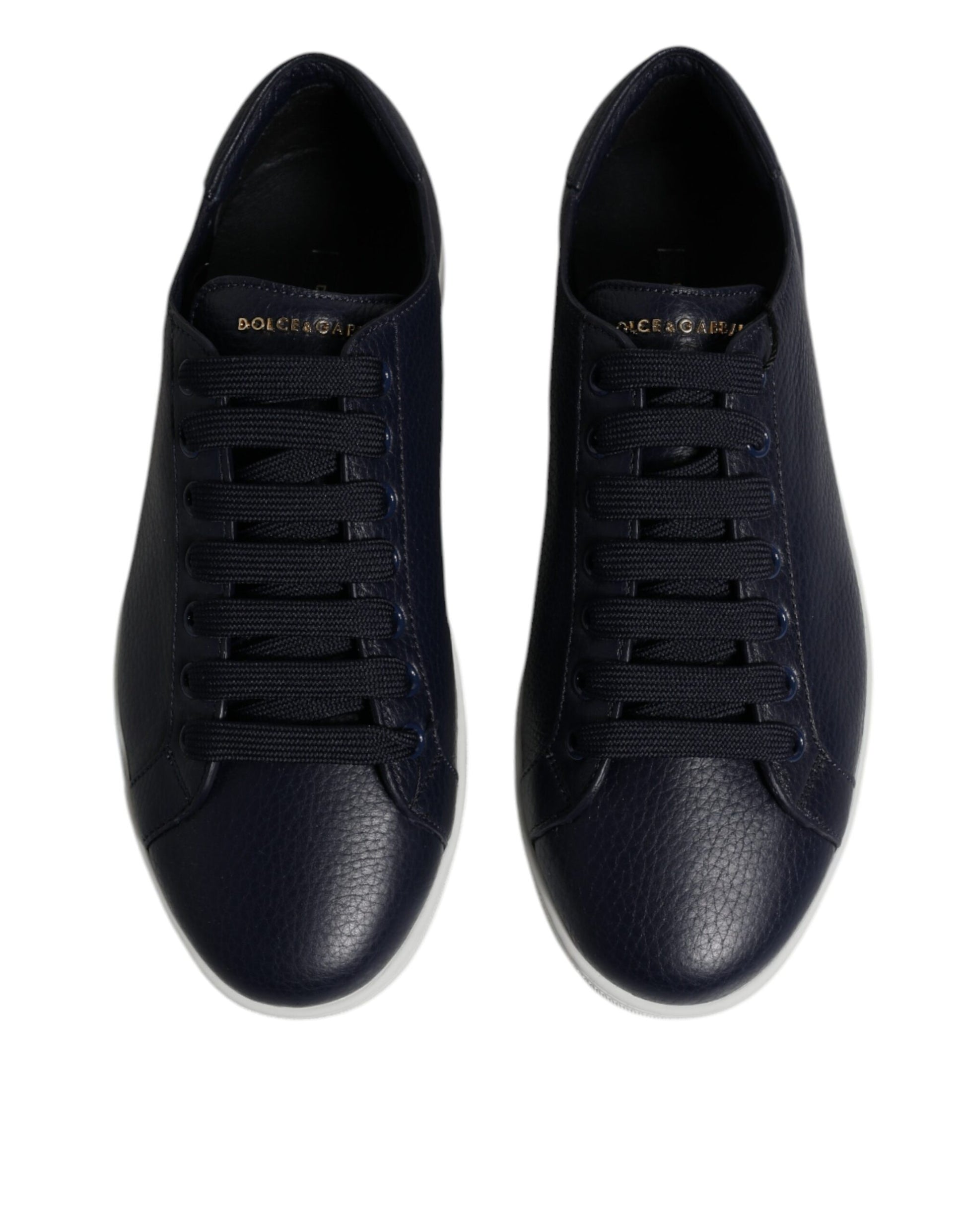Dolce & Gabbana Black Low Top Men Saint Tropez Sneakers Shoes - ACCEXO