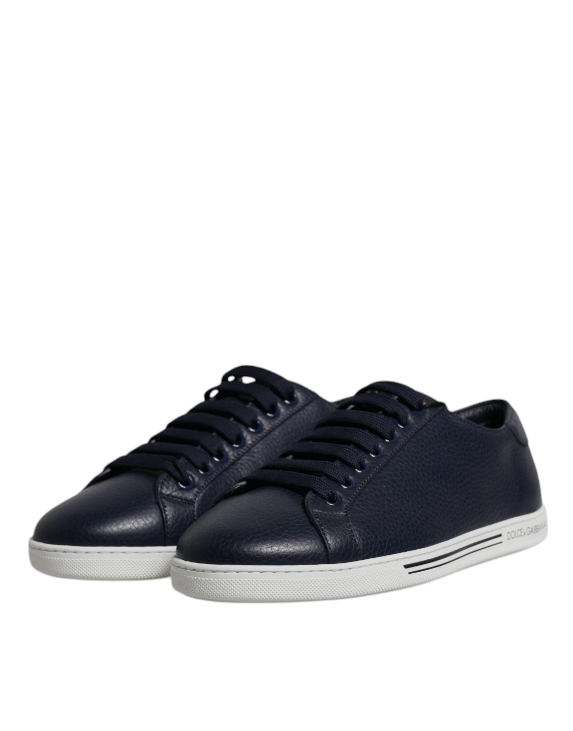 Dolce & Gabbana Black Low Top Men Saint Tropez Sneakers Shoes - ACCEXO