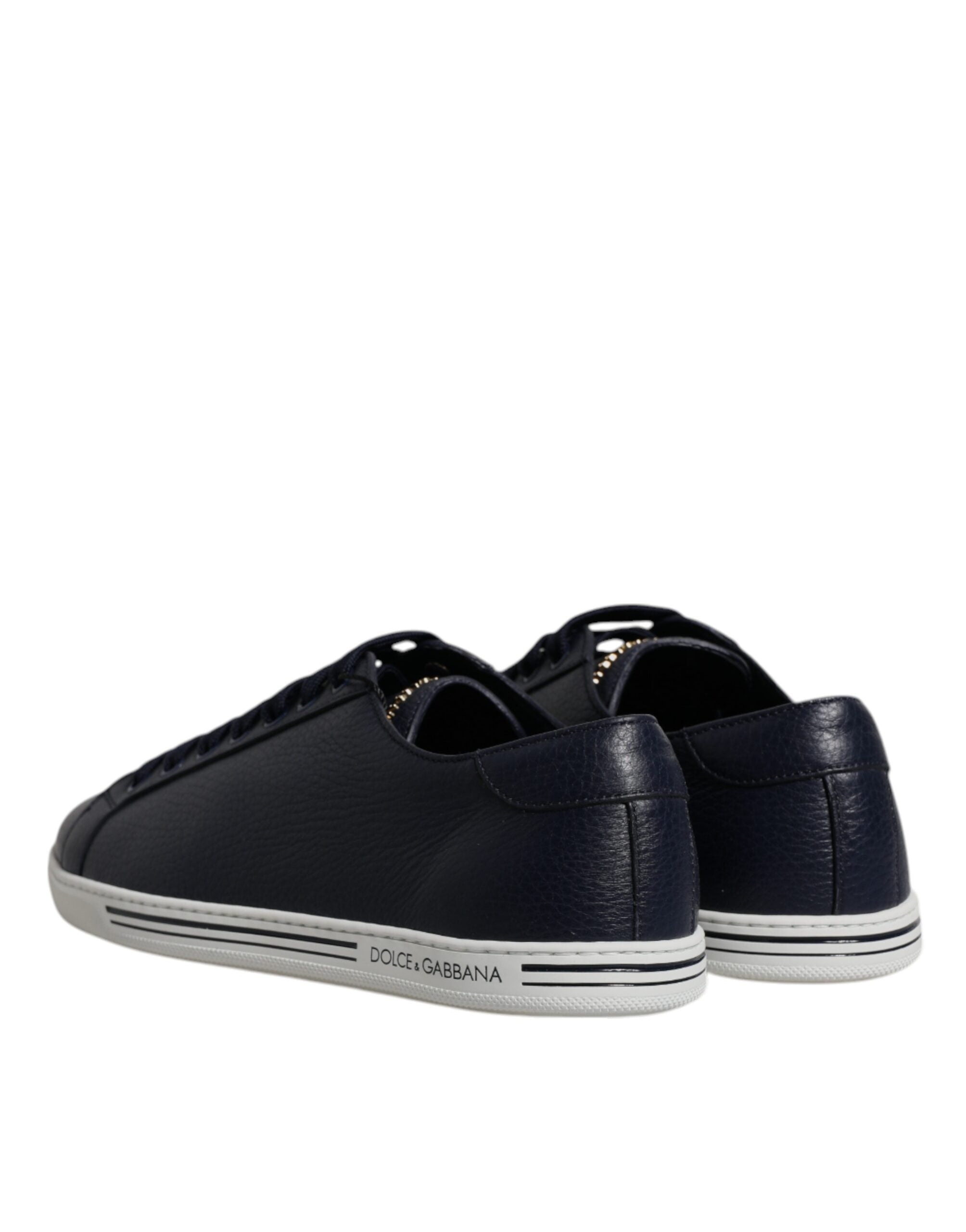 Dolce & Gabbana Black Low Top Men Saint Tropez Sneakers Shoes - ACCEXO
