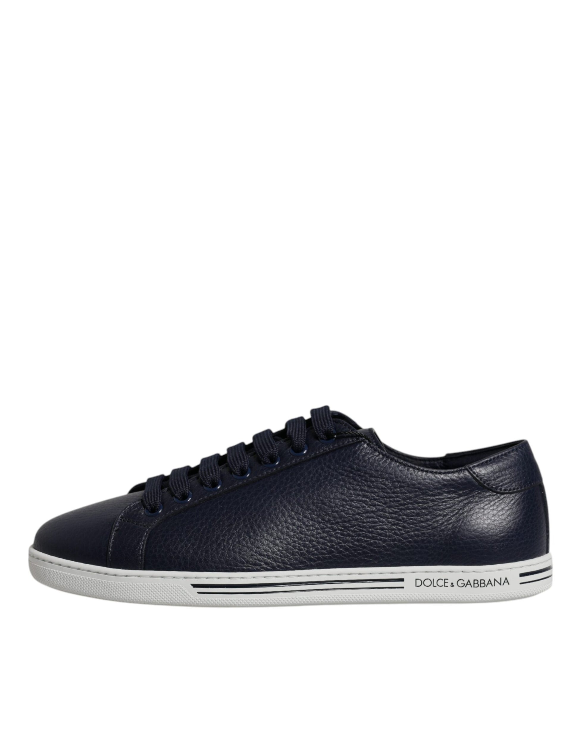 Dolce & Gabbana Black Low Top Men Saint Tropez Sneakers Shoes - ACCEXO