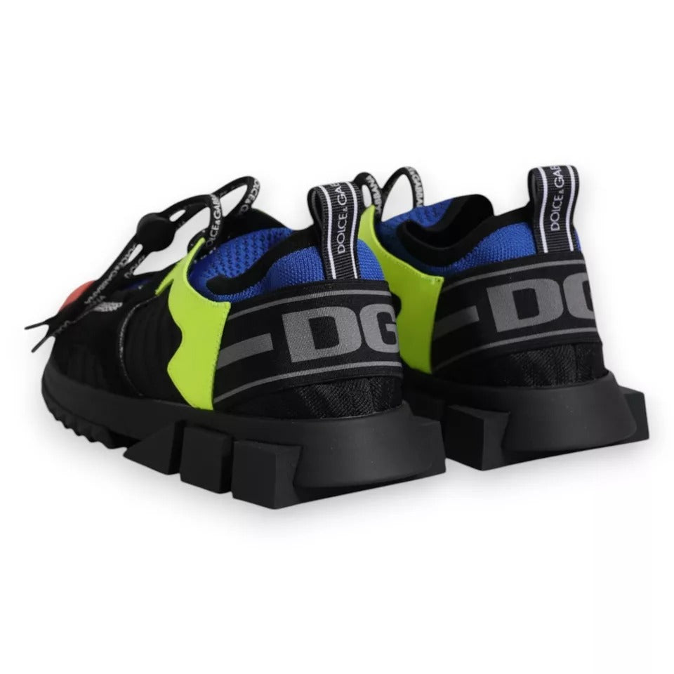 Dolce & Gabbana Multicolor Mesh Sorrento Trekking Sneakers Shoes - ACCEXO