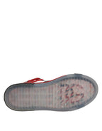 Dolce & Gabbana Multicolor Leather High Top Sneakers Shoes - ACCEXO