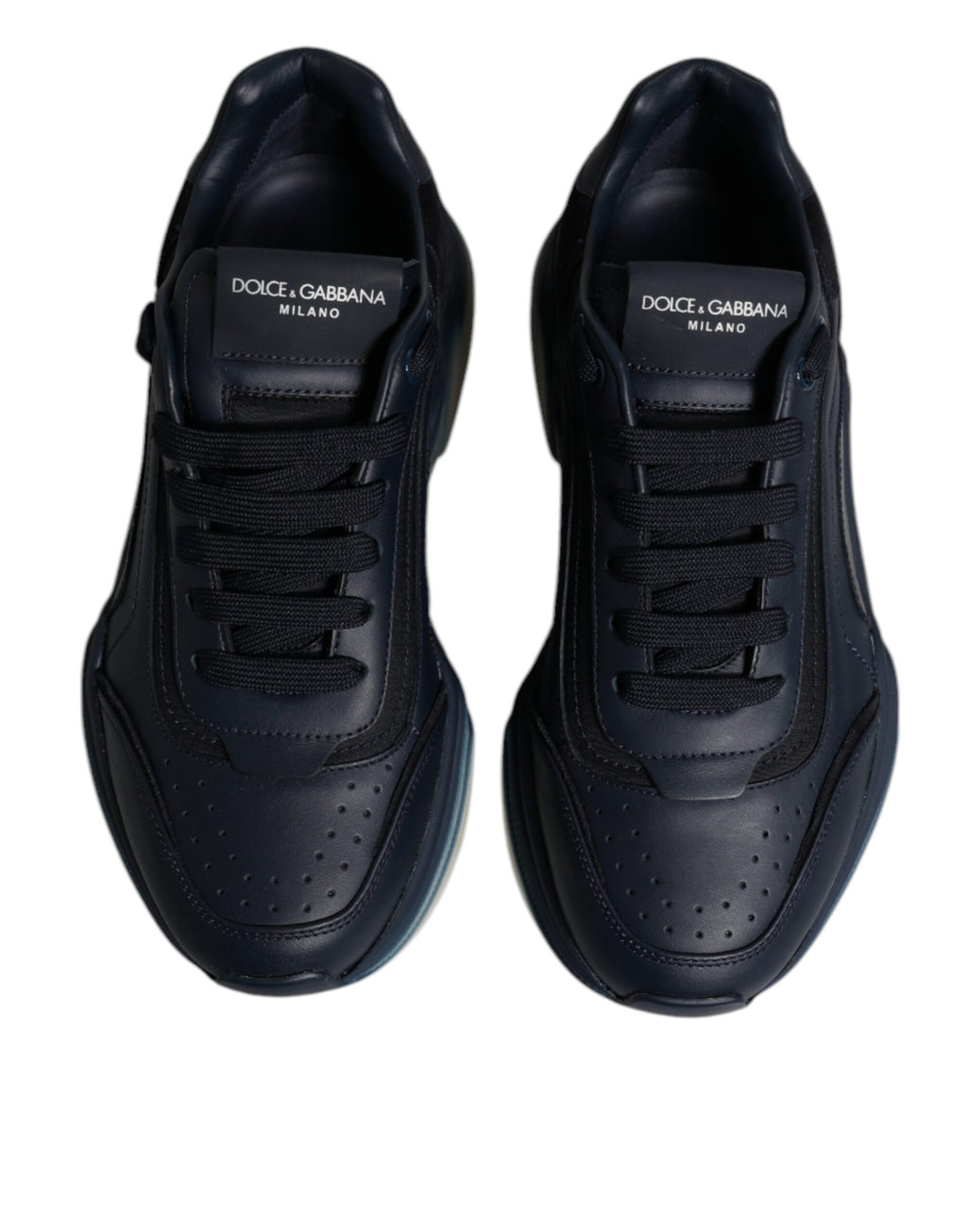 Dolce & Gabbana Navy Blue Daymaster Low Top Men Sneakers Shoes - ACCEXO