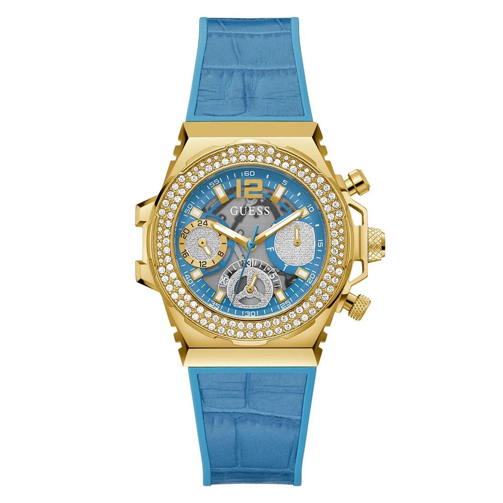 Guess Blue Silicone Watch - ACCEXO