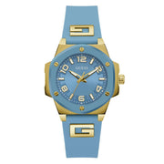 Guess Blue Silicone Watch - ACCEXO