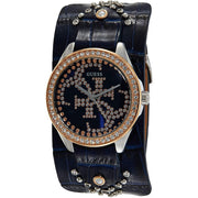 Guess Blue Leather Watch - ACCEXO