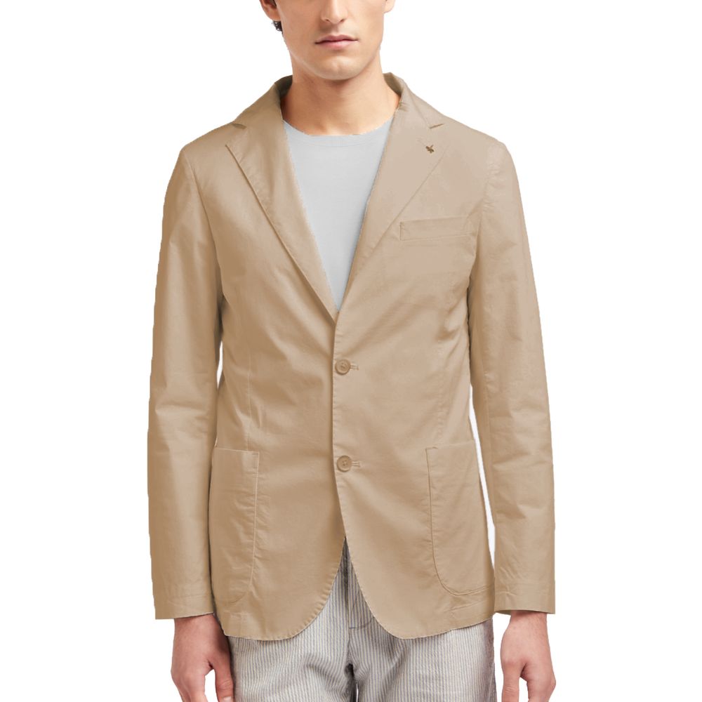 AT.P.CO Beige Cotton Blazer - ACCEXO