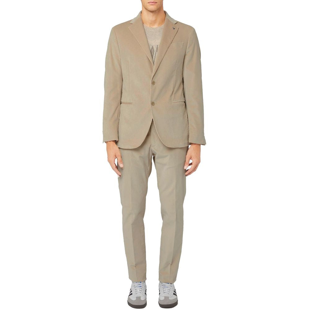 AT.P.CO Beige Cotton Suit - ACCEXO