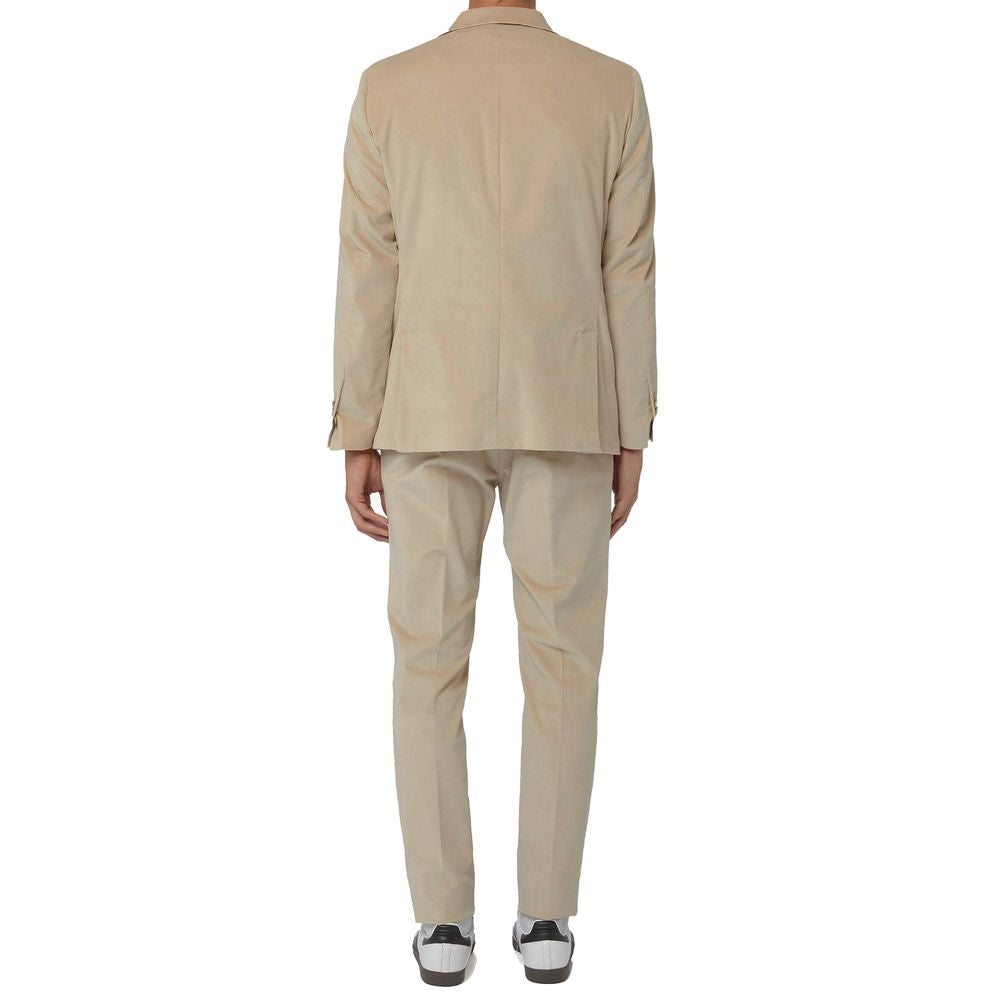 AT.P.CO Beige Cotton Suit - ACCEXO