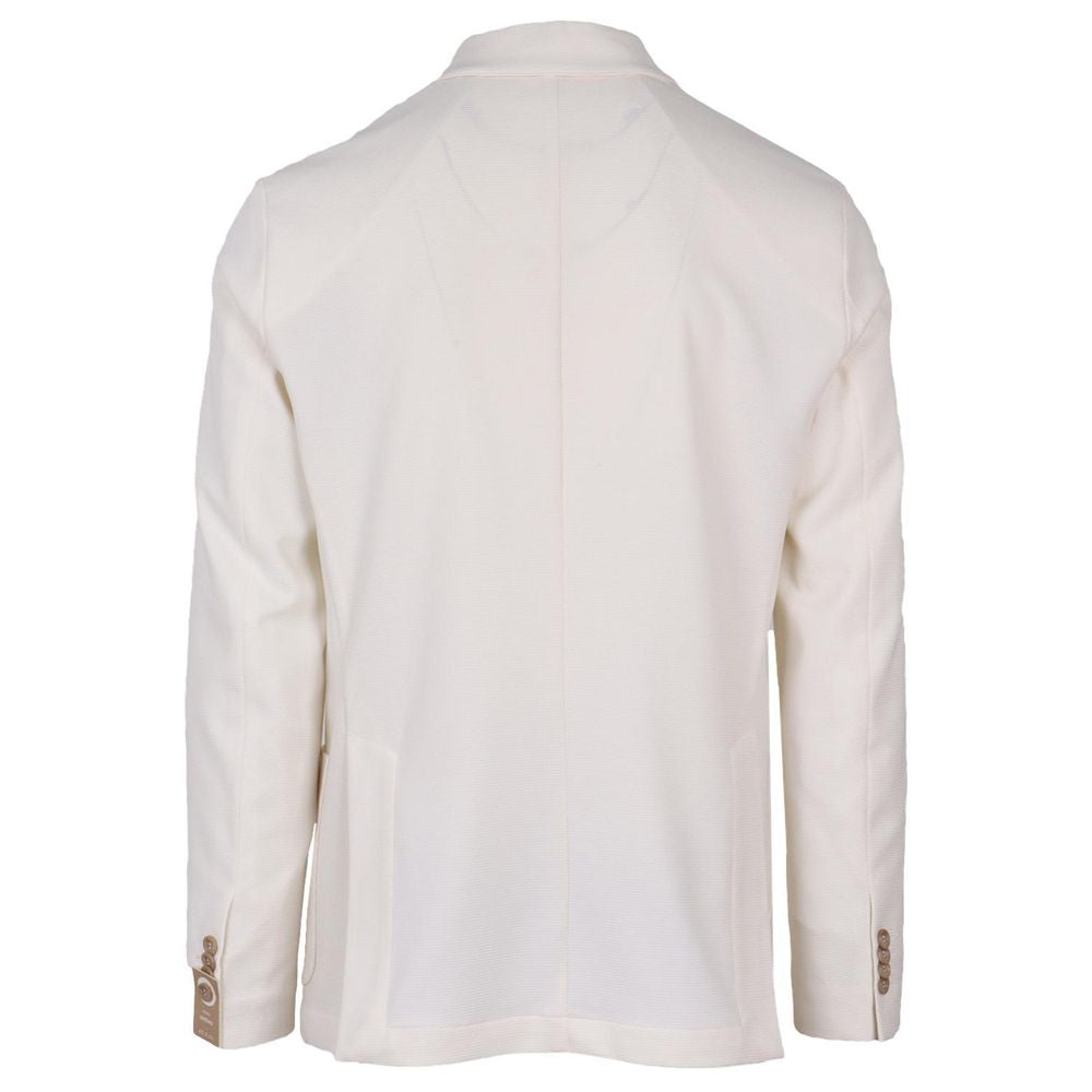 AT.P.CO White Polyester Blazer - ACCEXO