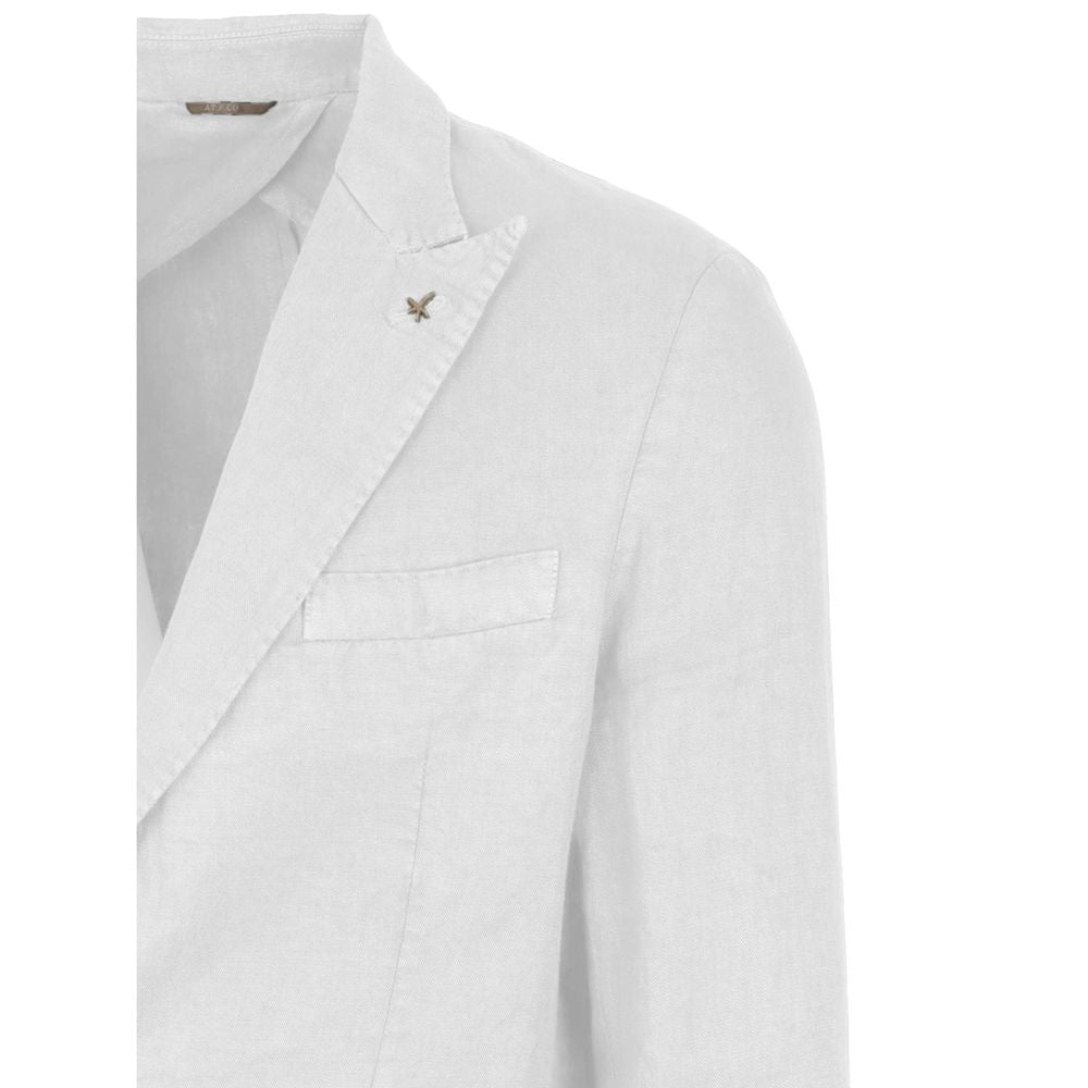 AT.P.CO White Linen Blazer - ACCEXO