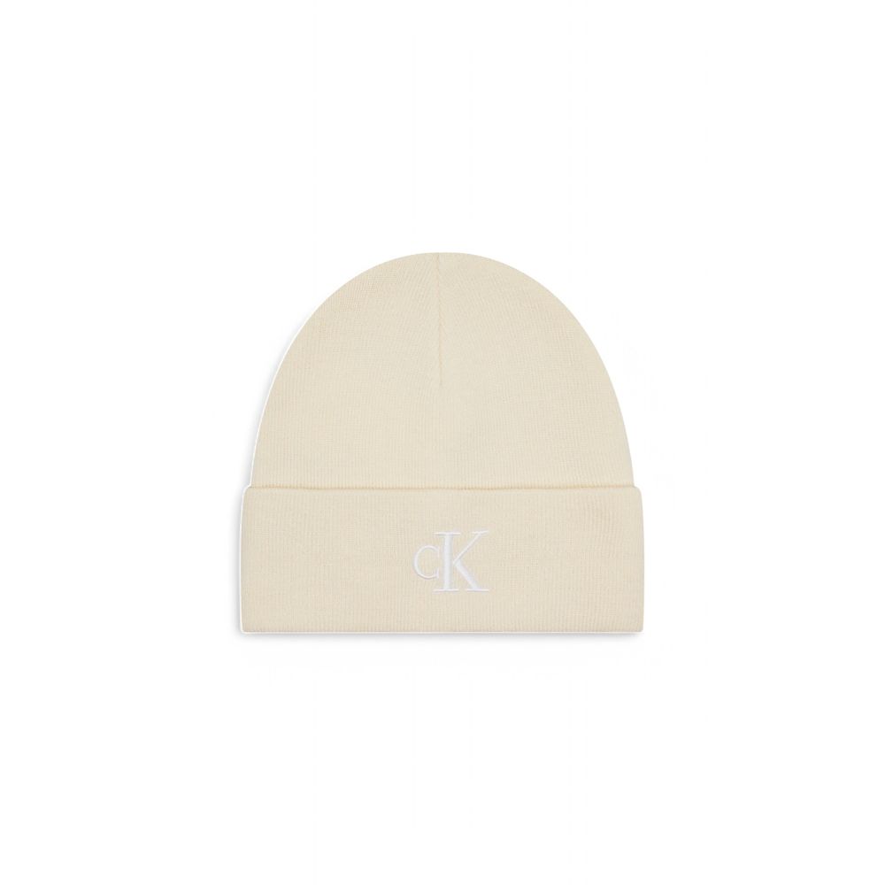 Calvin Klein Cream Recycled Polyester Hat - ACCEXO