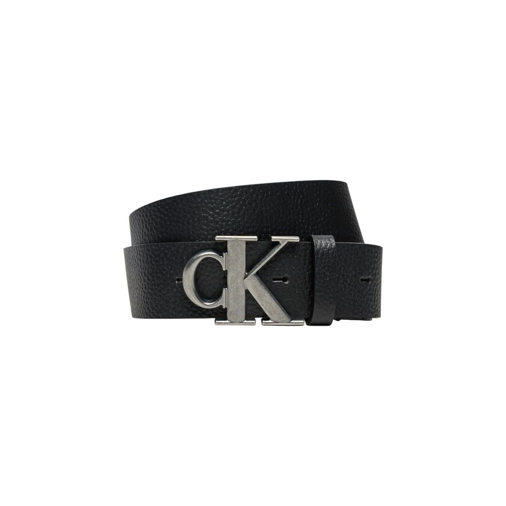 Calvin Klein Jeans Black Leather Belt - ACCEXO
