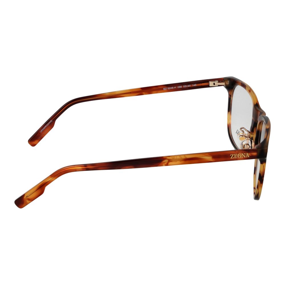 Ermenegildo Zegna Brown Men Optical Frames - ACCEXO