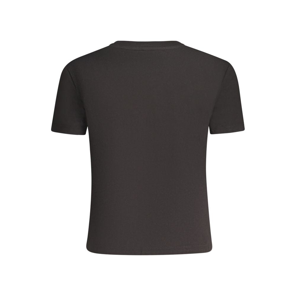Calvin Klein Black Cotton Women T-Shirt - ACCEXO