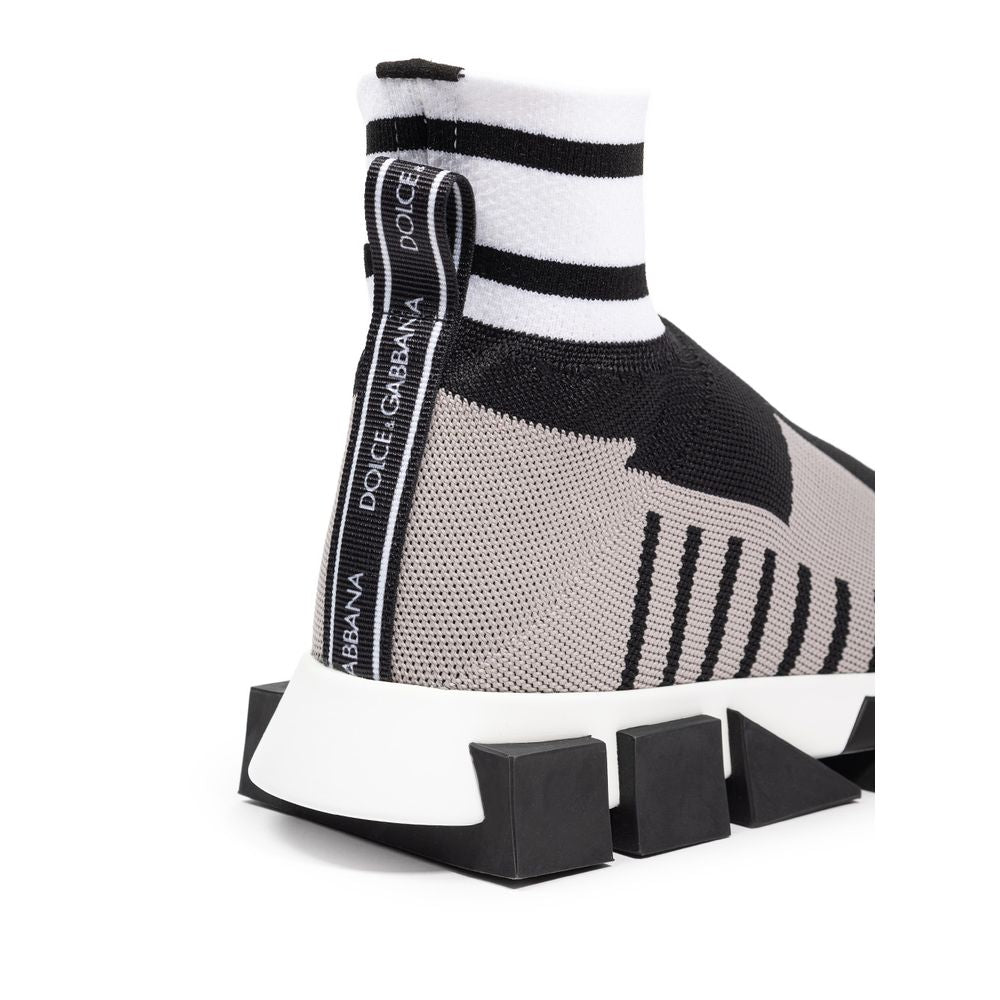 Dolce & Gabbana Black Fabric E Cotton Sneaker - ACCEXO