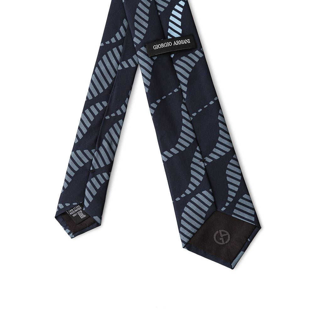 Giorgio Armani Blue Silk Ties & Bowty - ACCEXO