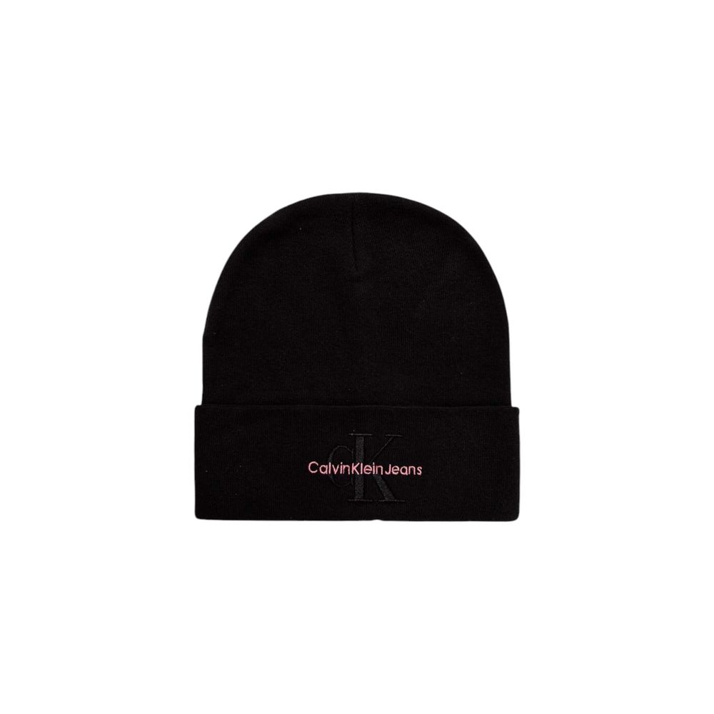 Calvin Klein Jeans Black Cotton Hat - ACCEXO