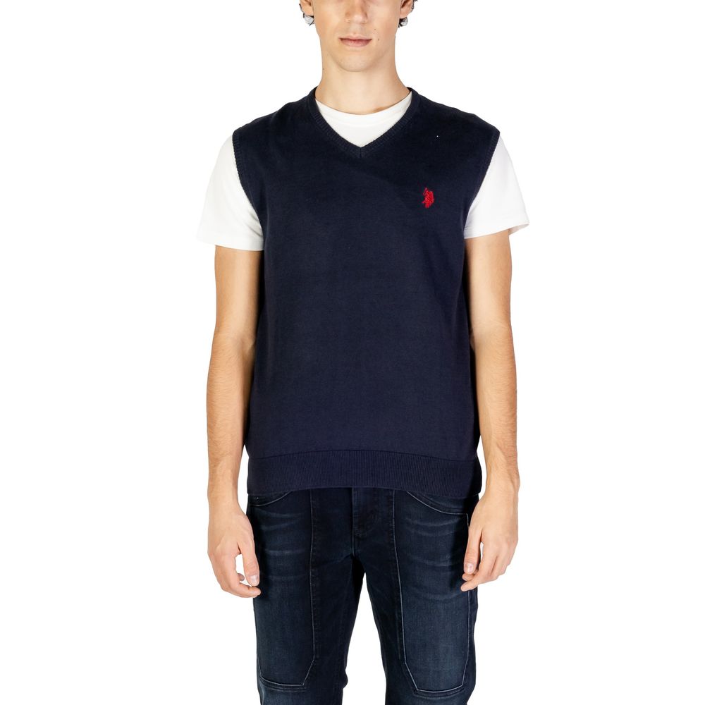 U.S. POLO ASSN. Blue Cotton Waistcoat Main image