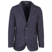 AT.P.CO Blue Cotton Women Blazer - ACCEXO