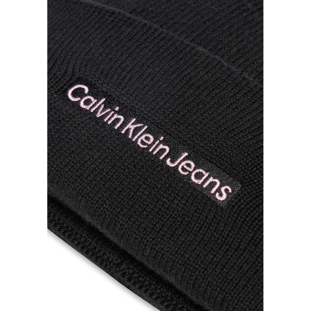 Calvin Klein Black Cotton Hat - ACCEXO