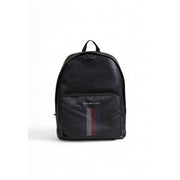Tommy Hilfiger Black Polyester Leatherette Backpack - ACCEXO