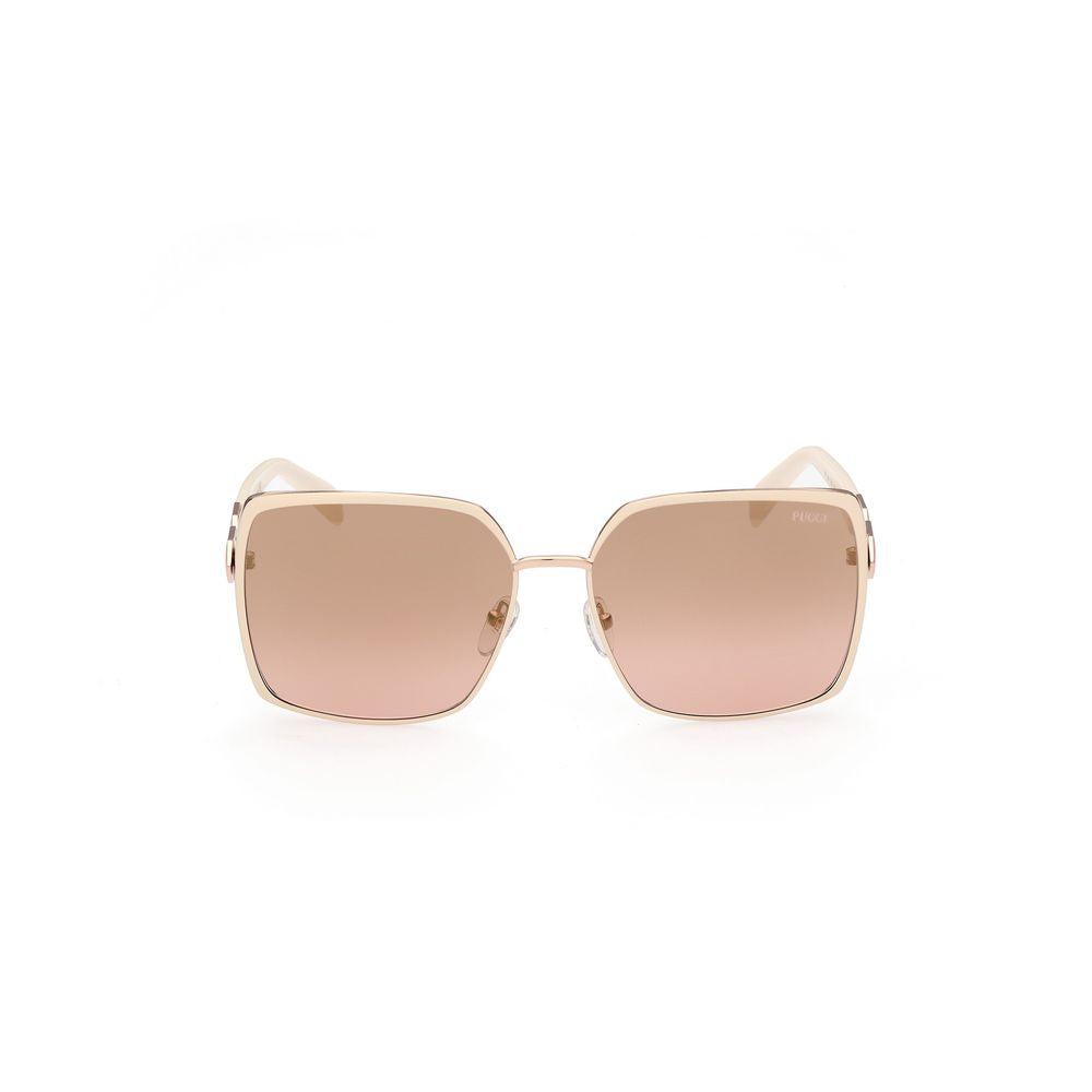Emilio Pucci White Metal Sunglasses - ACCEXO