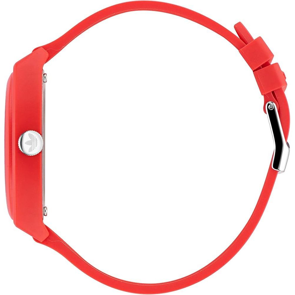Adidas Red Silicone Watch - ACCEXO
