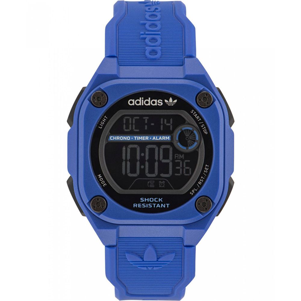 Adidas Blue Silicone Watch - ACCEXO