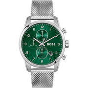 Hugo Boss Silver Stainless Steel Watch - ACCEXO