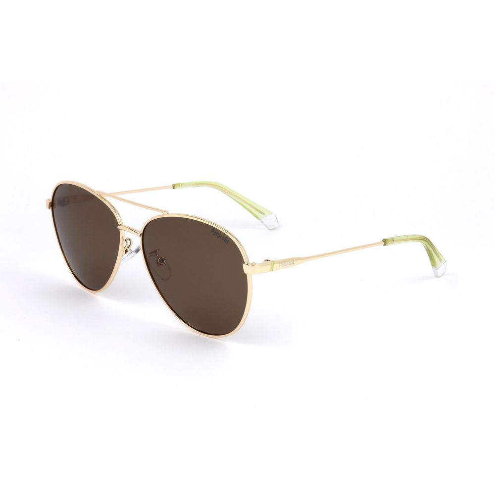 Polaroid Gold Metal Sunglasses - ACCEXO