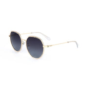 Polaroid Gold Stainless Steel Sunglasses - ACCEXO