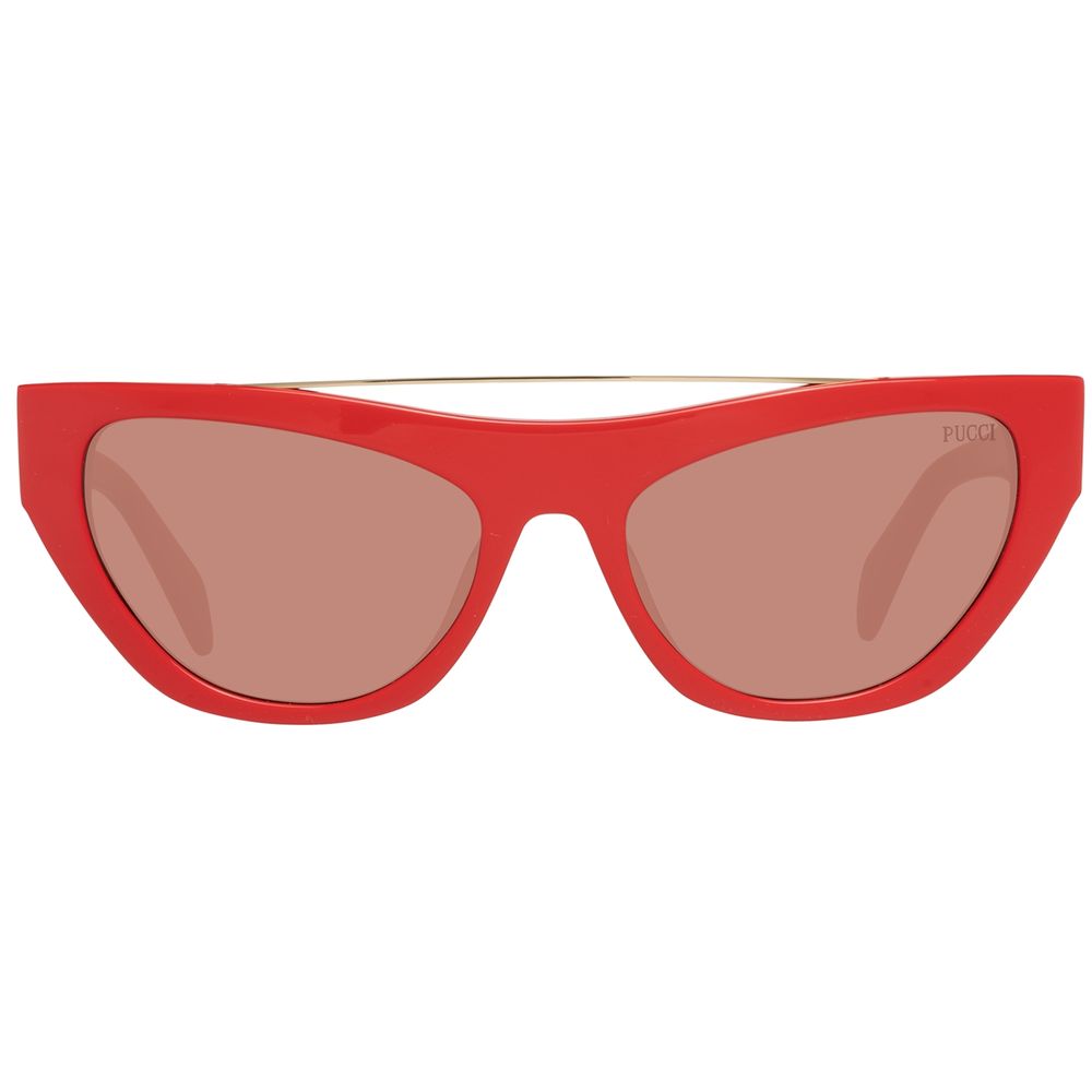 Emilio Pucci Red Metal Sunglasses - ACCEXO