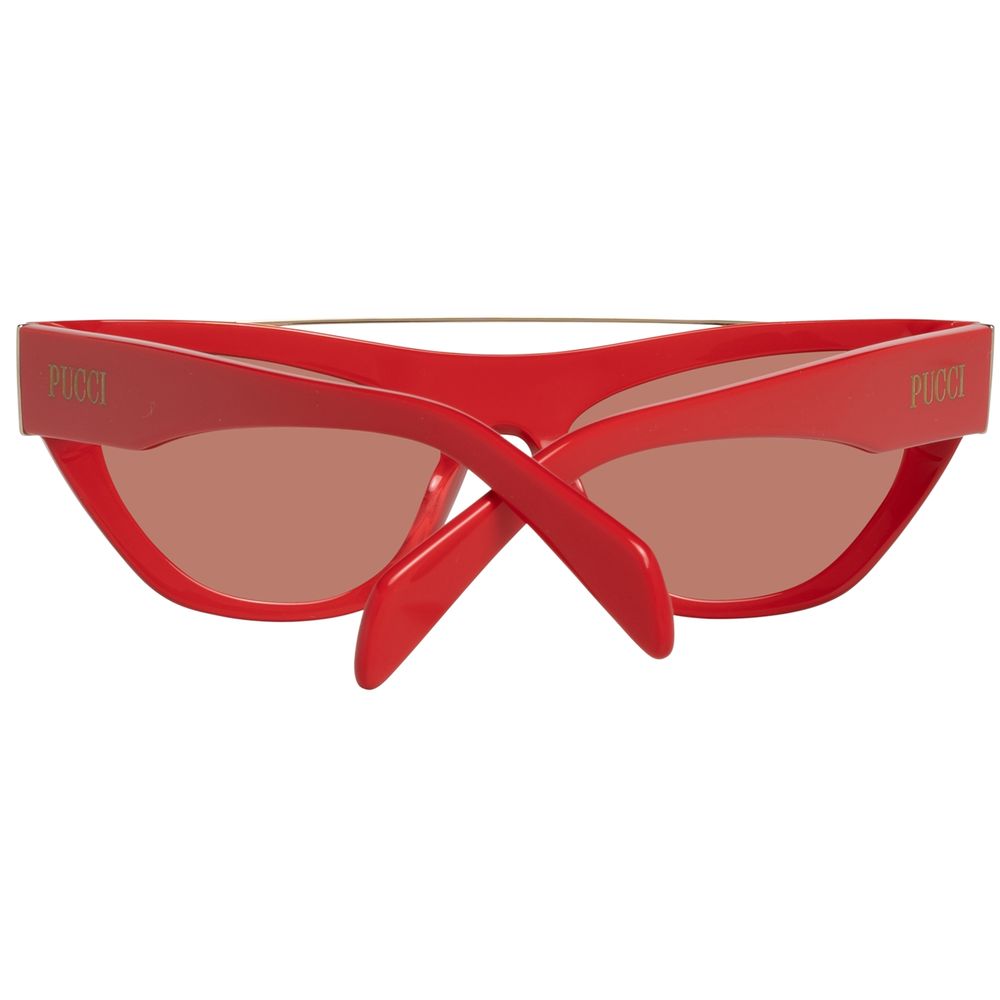 Emilio Pucci Red Metal Sunglasses - ACCEXO