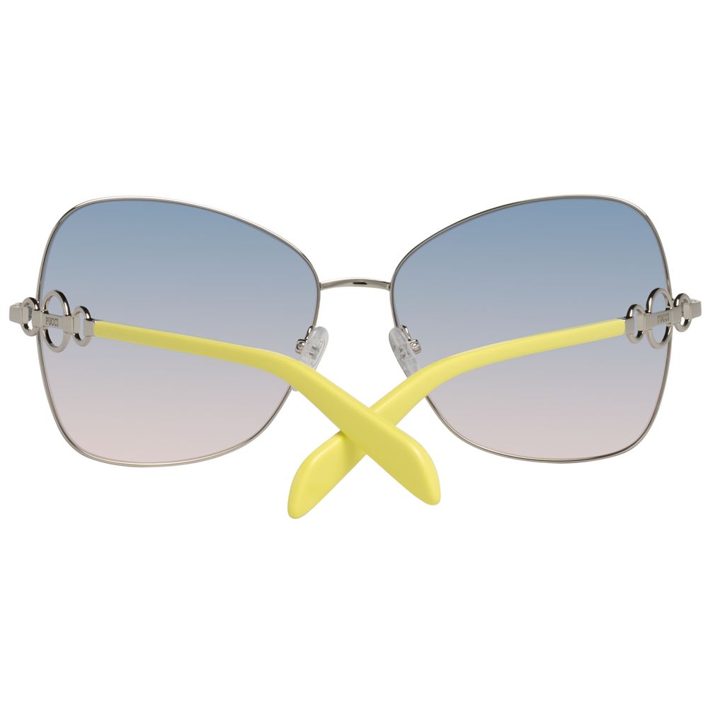 Emilio Pucci Gray Metal Sunglasses - ACCEXO