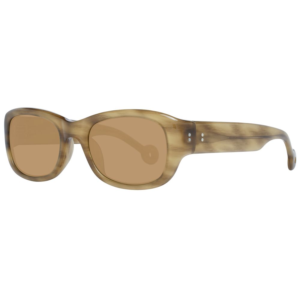 Hally&Son Brown Plastic Sunglasses - ACCEXO