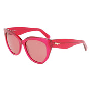 Ferragamo Red Acetate Sunglasses - ACCEXO